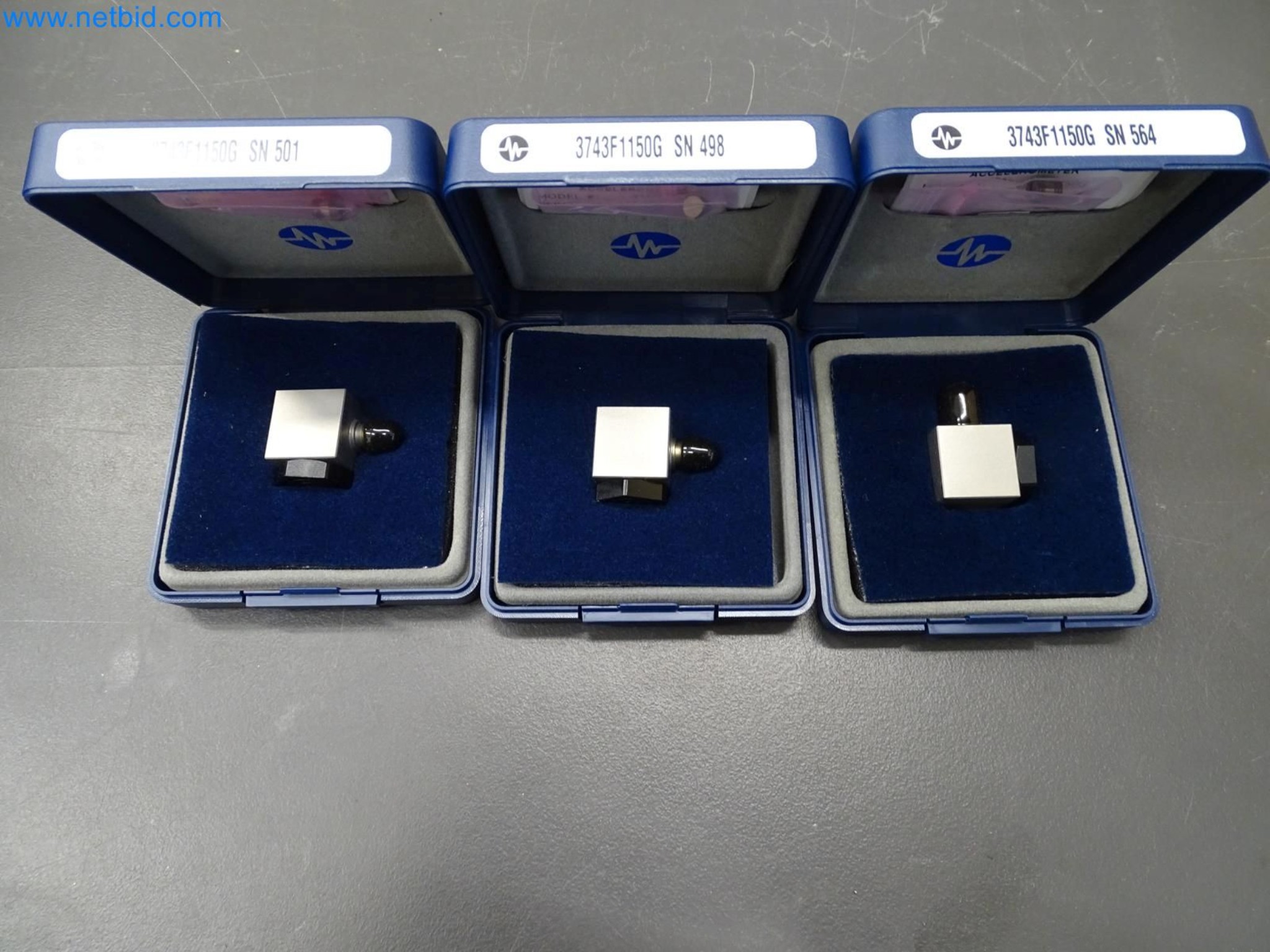 3 Triaxial Accelerometer PCB Piezotronics 3743F1150G